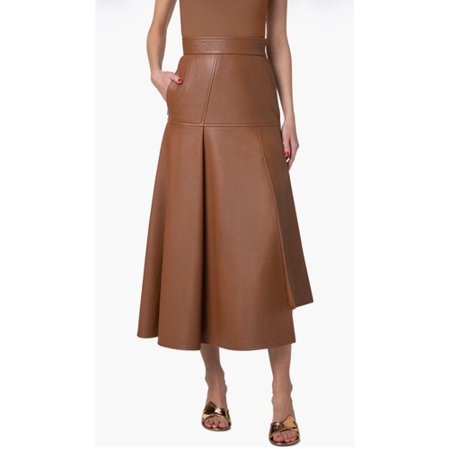 Akris asymmetric lambskin - akris,